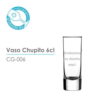 Vaso de chupito 6cl para personalizar